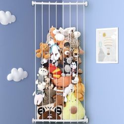 Stuffed Animal Storage Corner Hammock Elastic Bands For Plushies & Toys