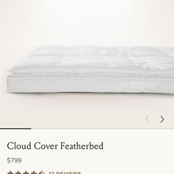 Boll and Branch Cloudcover Mattress Topper