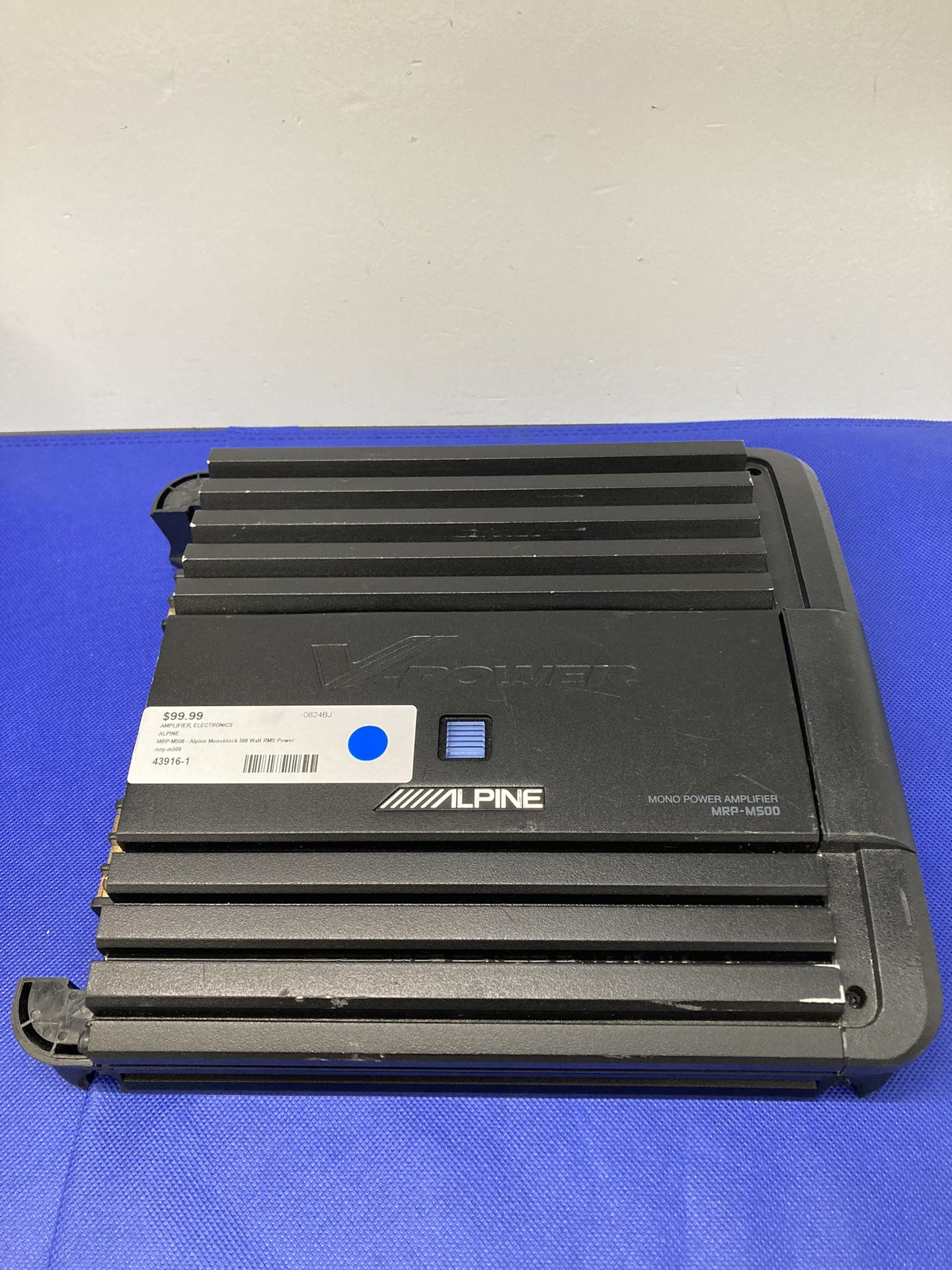 MRP-M500 - Alpine Monoblock 500Watt RMS Power Car Amplifier