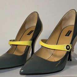 Marc Jacobs  Mary Jane Patent Leather Pumps Heels 38