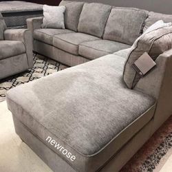 Altari 2pc Sectional Sofa & Couch with Chaise