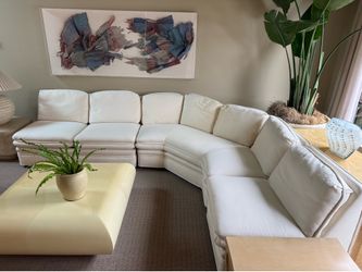 Vintage White Sectional