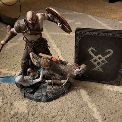 God Of War (2018) W/ Collectors Edition Statue & Steelbook 