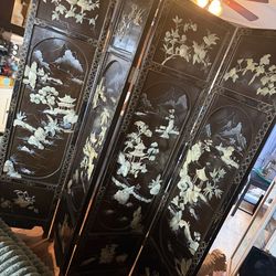 Antique room divider