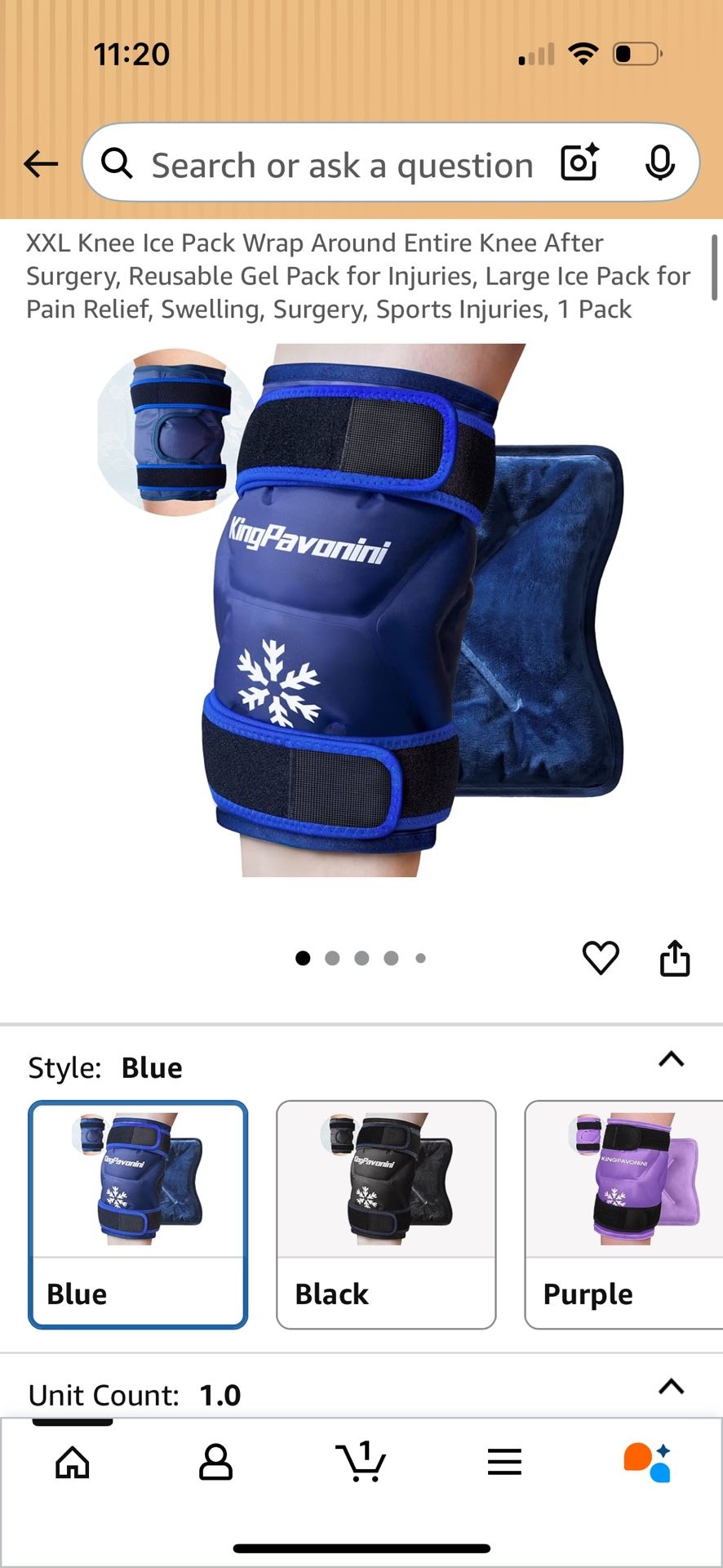 Ice Pack Pain Relief And Swelling