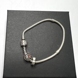 PANDORA 925 Sterling Silver bracelet size 6.5