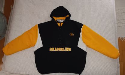Set of 2 for $60 College Bulldogs & Grambling State Hooded Pullover Windbreaker Jackets – Blue/Red & Black/Gold