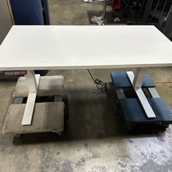 60x30 Haworth Standing Desk! Electric Height Adjustable Table! We Also Have Monitor Arms And File Cabs!