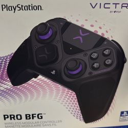 PDP Victrix Pro BFG Wireless Controller for PS4/PS5/PC, Sony 3D Audio, Modular Back Buttons/Clutch Triggers/Joystick