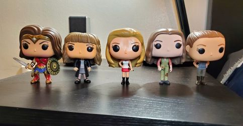 Funko Pop Wonder Woman, Hermione, Buffy, Kaylee, Jupiter, Out of Box, Loose