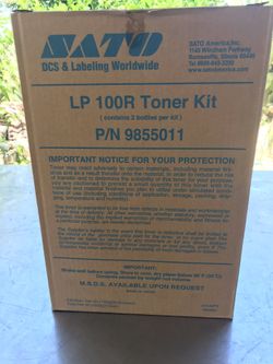 Sato 2 pack Toner Kit