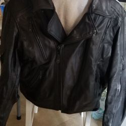 Men's Leather Motorcycle Jacket