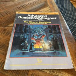 1986 Advanced Dungeons & Dragons “The Mines of Bloodstone” AD&D TSR H2 9168