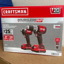Craftsman V20 Brushless 2-Tool Combo Kit