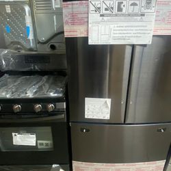 Samsung 2pc Kitchen Set-Black Stainless Steel