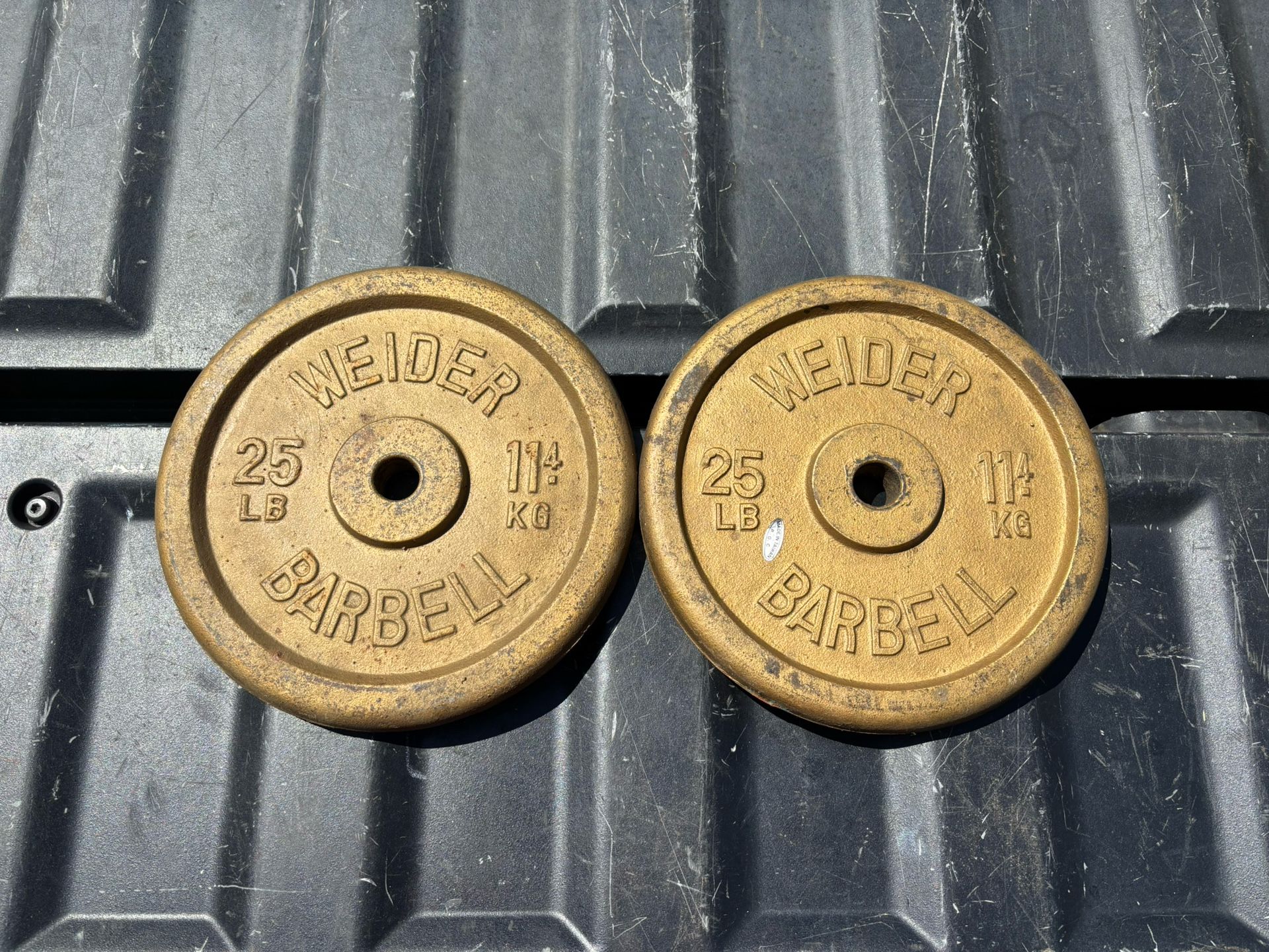 Standard 1” 25lb Weider Plates/Weights