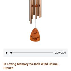 Bronz   Wind chimes. $20