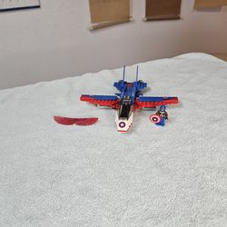 Lego Marvel Avengers 76076 Captain America Jet Pursuit, Retired
