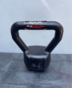 CAP Barbell Cast Iron Kettlebell, Home Gym Strength Training Weight, 20 Ib