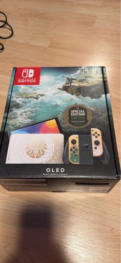 Nintendo switch OLED Zelda tears of the kingdom, special edition complete inbox not new but a new shape no trades cash only no Venmo, Zelle, or cash a