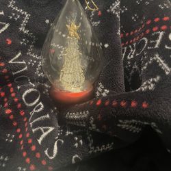 Avon Gift Collection Spun Glass Christmas Tree