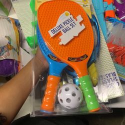 Deluxe Plastic Tennis Set 