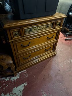 Legal Desk & Matching File Cabinet