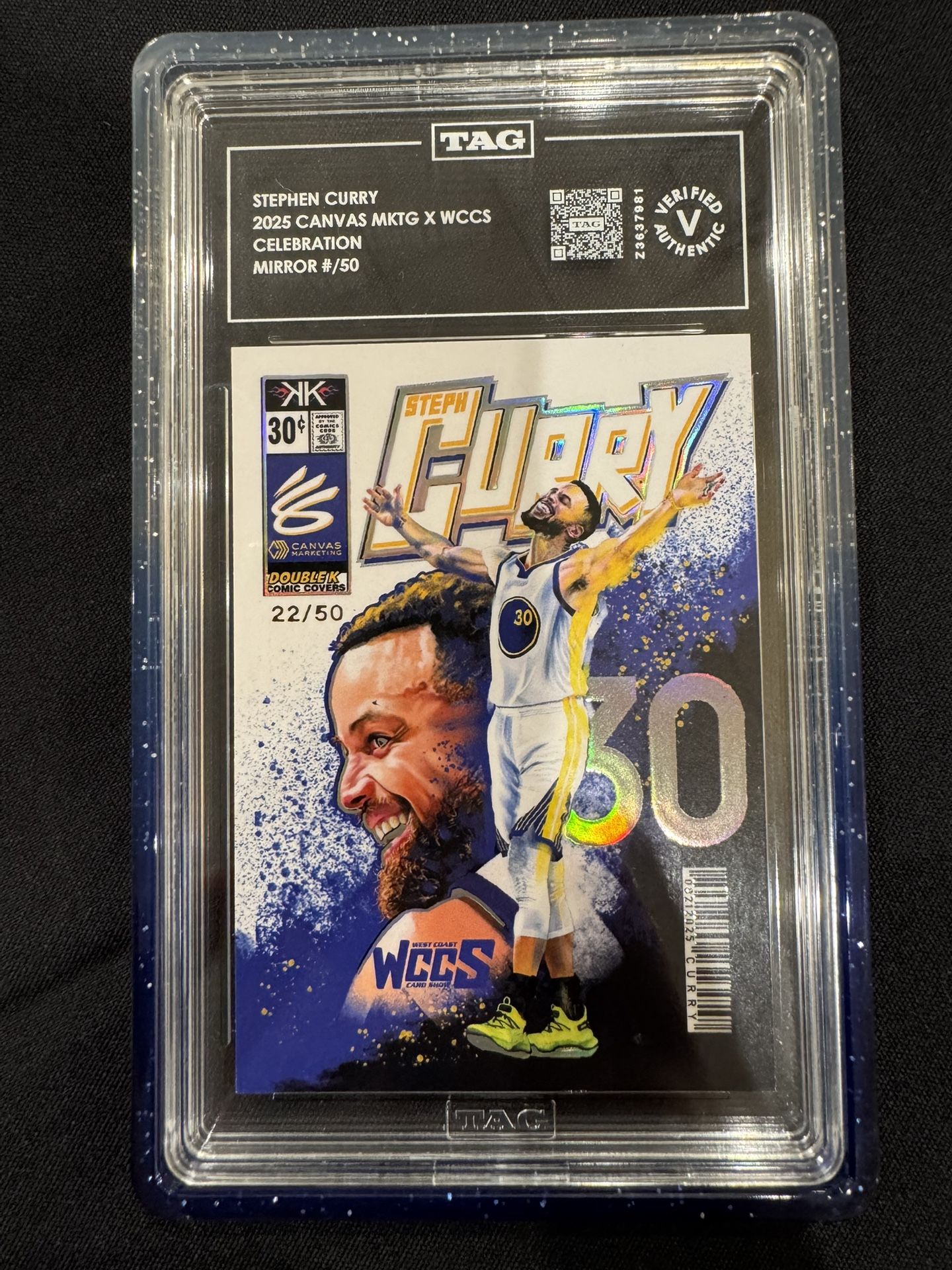 Steph Curry 2025 Canvas MJTG x WCCS
