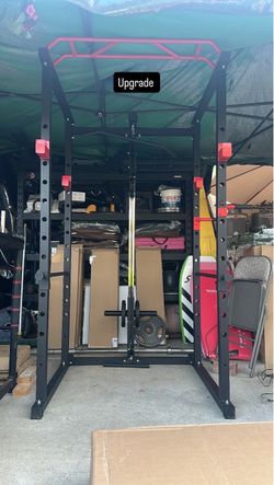 Power Rack Squat Cage with Pull-Up Bar