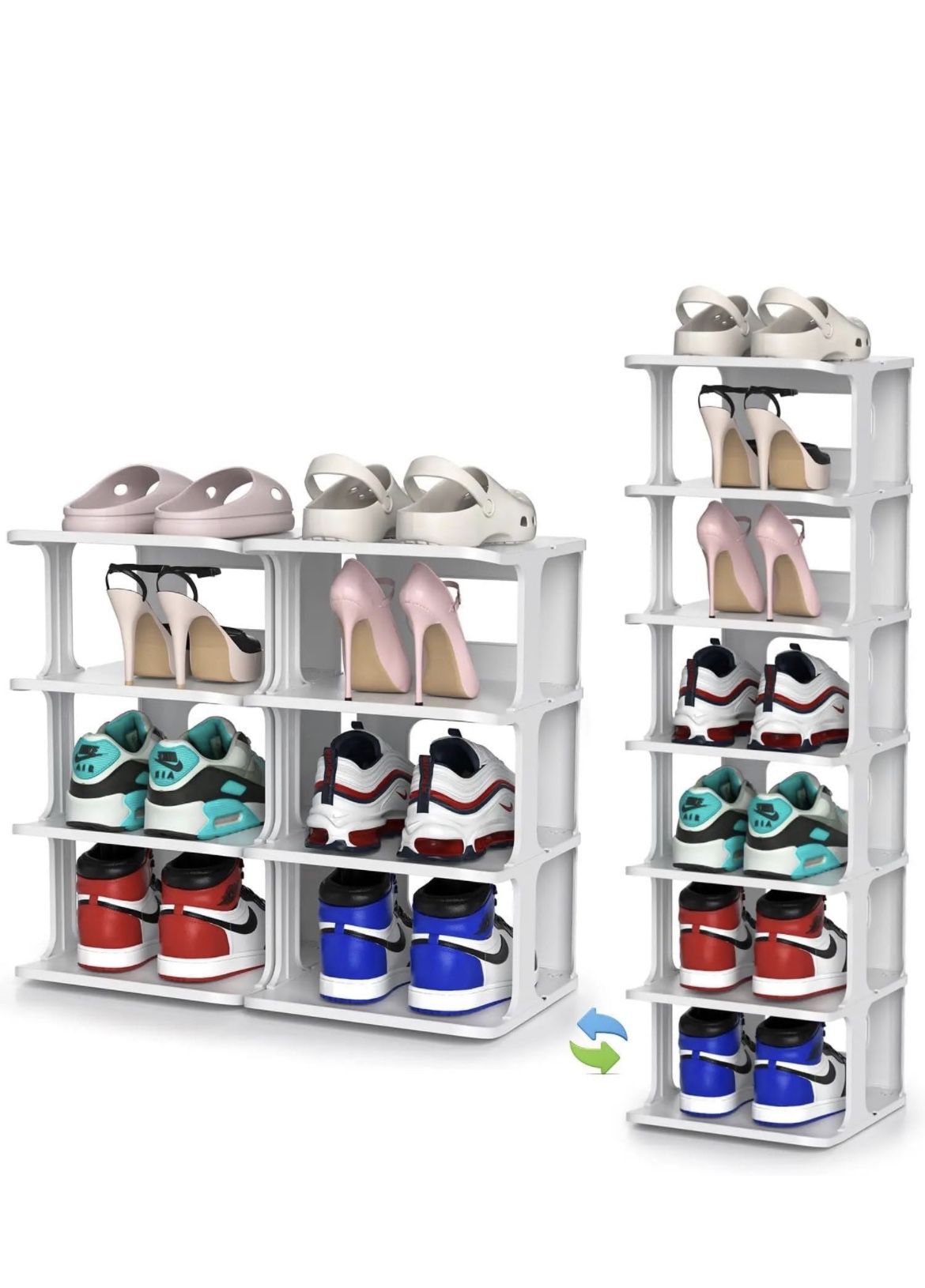 Shoe Rack 6 Tier for Closet, Adjustable Shoe Organizer for Entryway (300 piece) 8$ per piece
