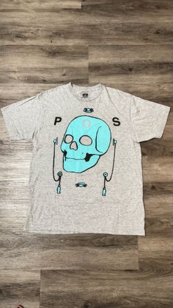 Gray Skull Graphic Tee
