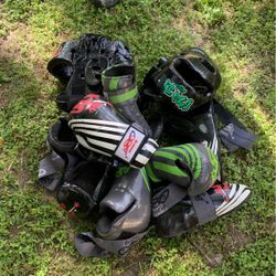 Head Gear Gloves Kick Pads For Youth 2 Sets