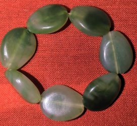 Vintage-Style Jadeite Stretch Bracelet