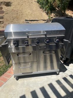 Member’s Mark 5-Burner Stainless Steel Outdoor Gas Griddle