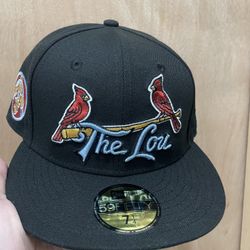 Topperz St. Louis cardinals the lou size 7 1/4 new era fitted brand new 