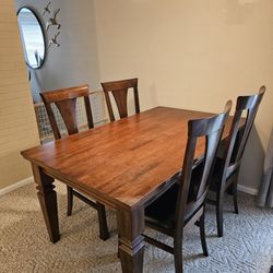 Solid Wood Dining Table Set