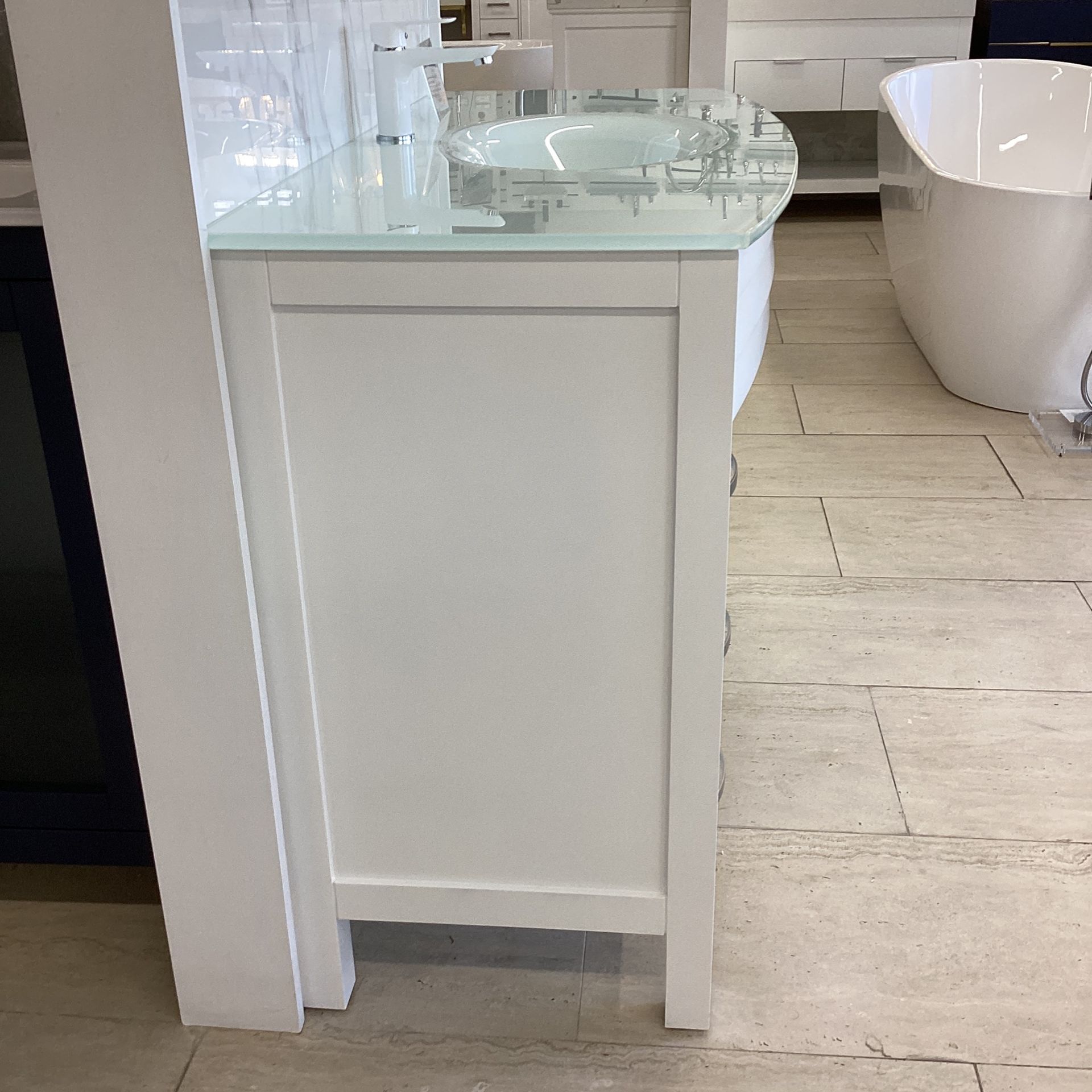 Royal Juno 48” Solid Wood Cabinets Soft Close Doors Available In Our Showroom Today!!!!