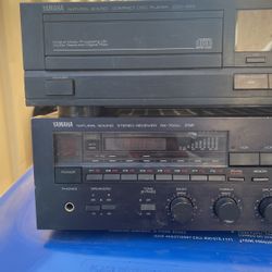 Yamaha Stereo Receiver And Compact Disc Player