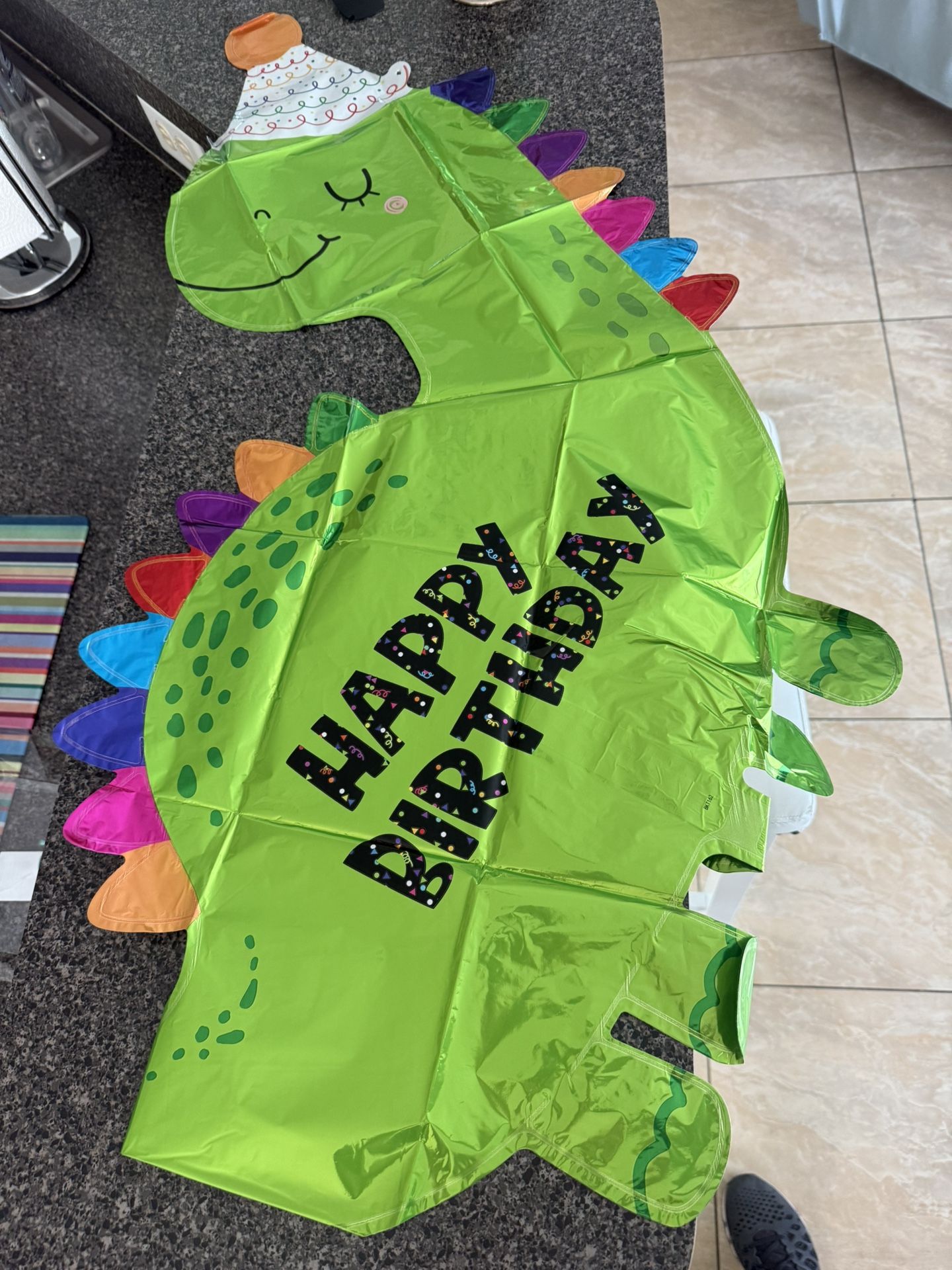 12 Large Dinosaur Happy Birthday Balloon