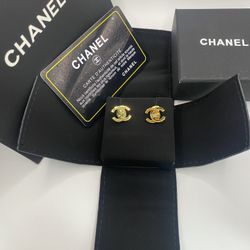 chanel earrings women real gold