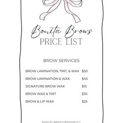 Eye Brow Lamination 
