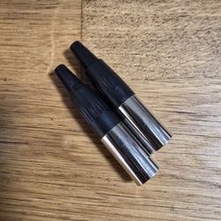 Mini XLR Male Connector, 3-pin,2pcs .for Bmpcc