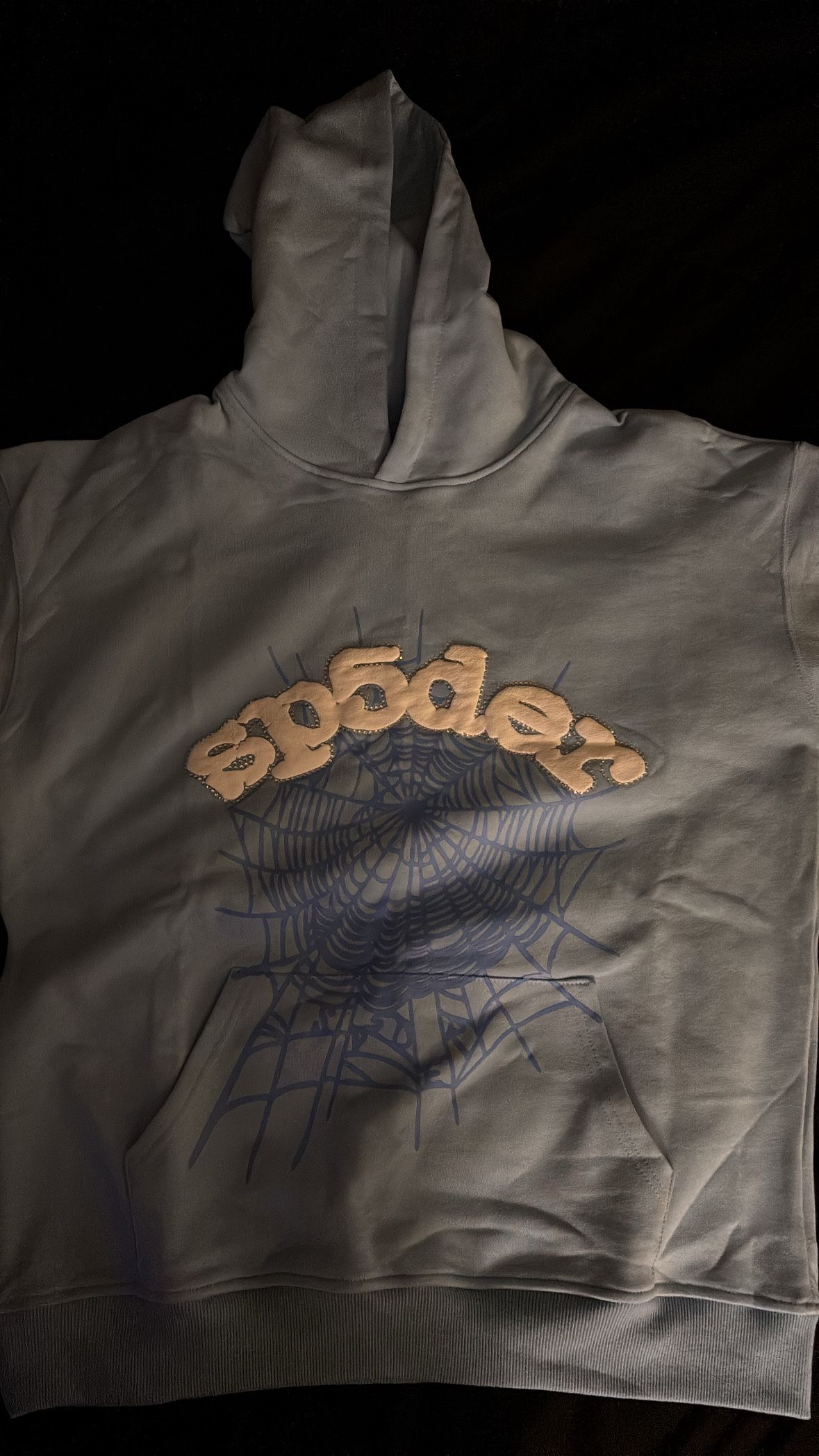 light blue slider hoodie