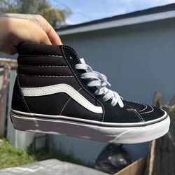 high top black vans