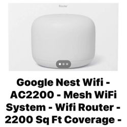 2 - Google Nest WiFi Routers