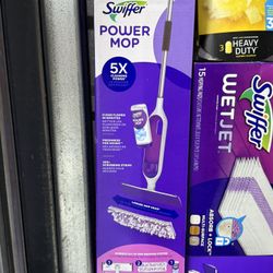New Swiffer Power Mop Starter Kit