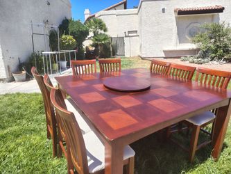 Counter height dining table and chairs