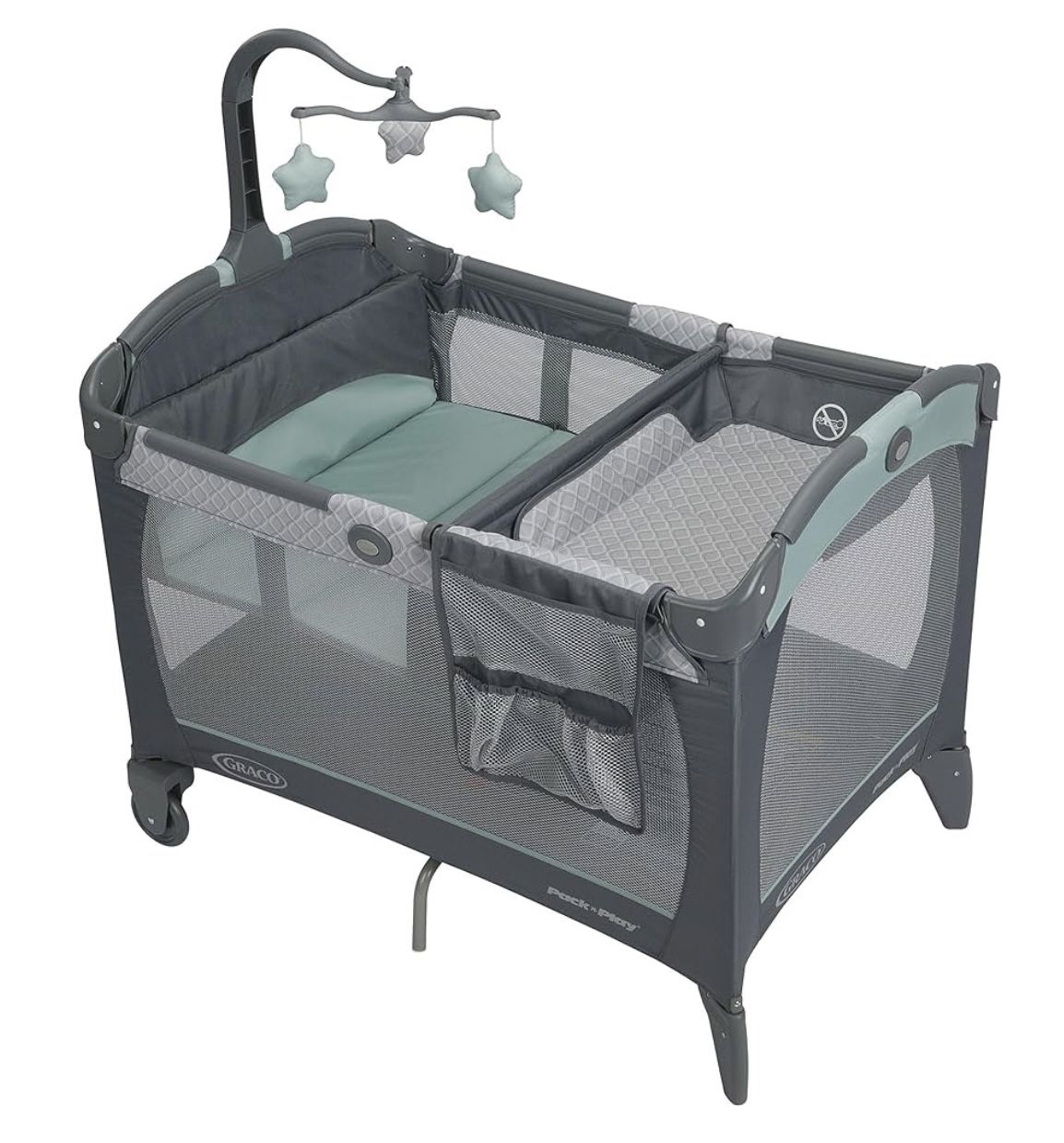 Graco Pack and Play Change 'n Carry Playard | Includes Portable Changing Pad, Excellent Condition, All Parts Included, Like New, Cost $159 On Amazon