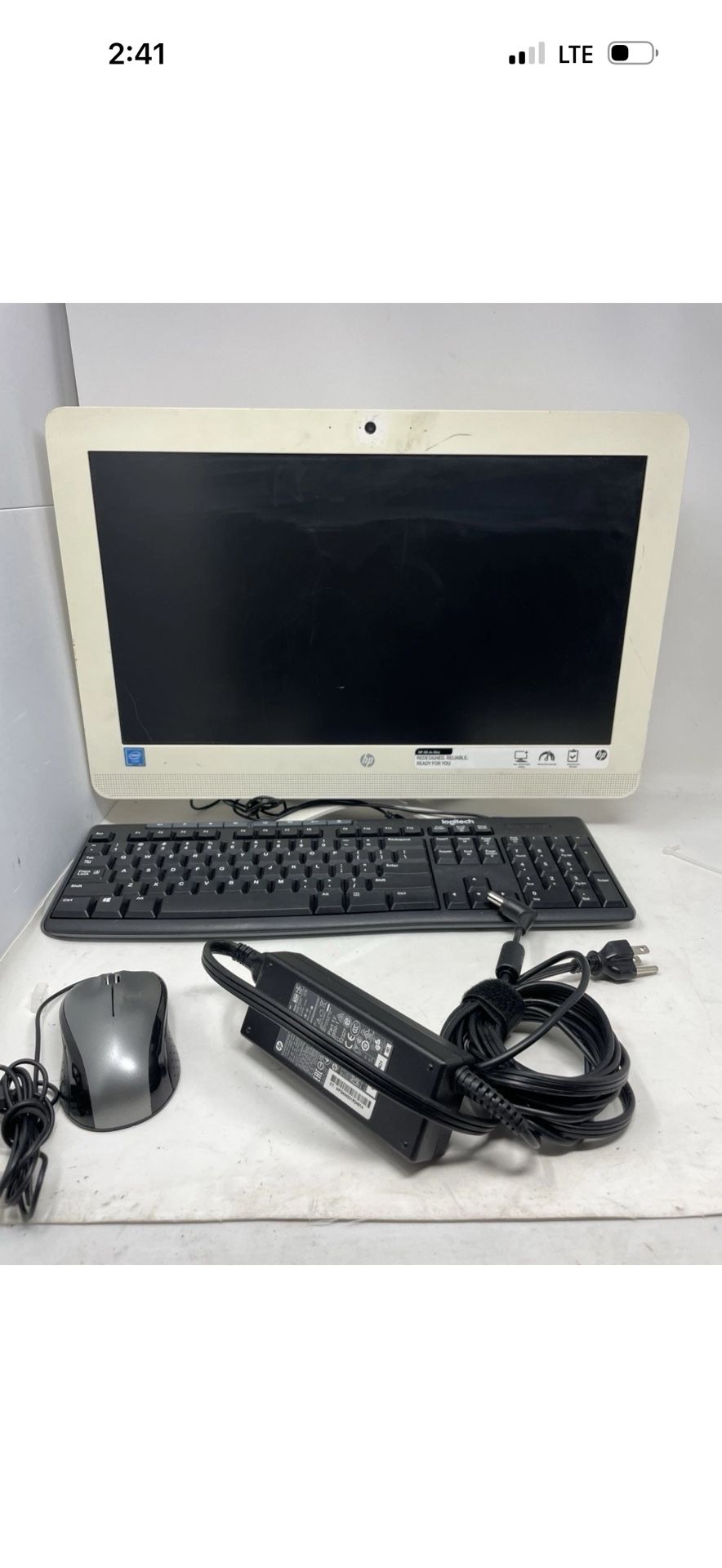 HP All-in-One TPC-Q028-20" Celeron J3060 1.6GHz/4GB/ 1TB HDD W/ Mouse, Keyboard