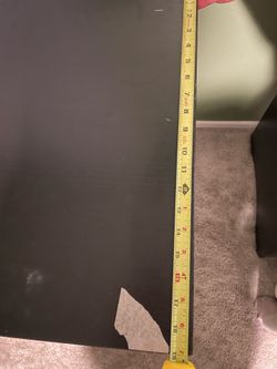 Black crafting desk
